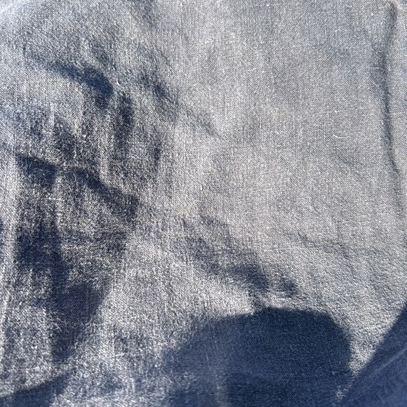 Parachute King linen duvet cover and King Pillow Case Set-Coal - Picture 3 of 6